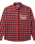 CAMISA XADREZ SURVIVAL LOGO ( VERMELHA)