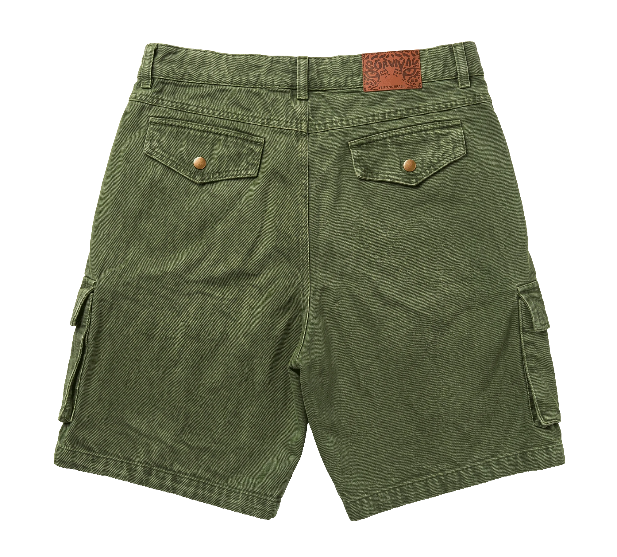 SHORTS CARGO DESTROYED (VERDE)
