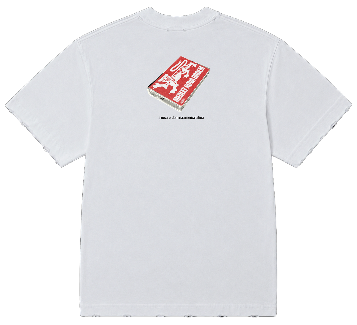 CAMISETA FITA ONÇA LOGO (BRANCA)