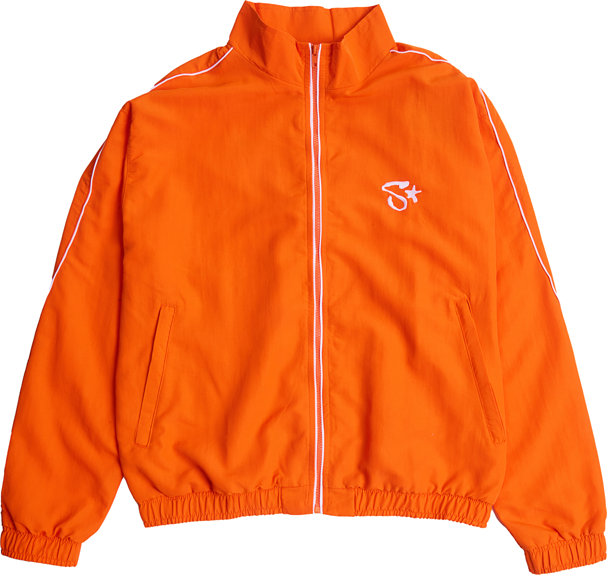 S LOGO JAQUETA NYLON (LARANJA)