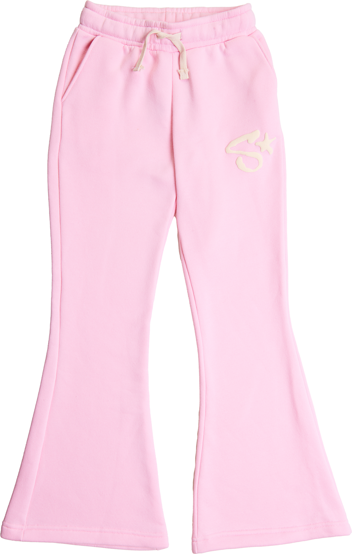 CALÇA MOLETOM S LOGO (ROSA)