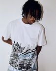 CAMISETA SURVIVAL GRAFITTI [BRANCA]
