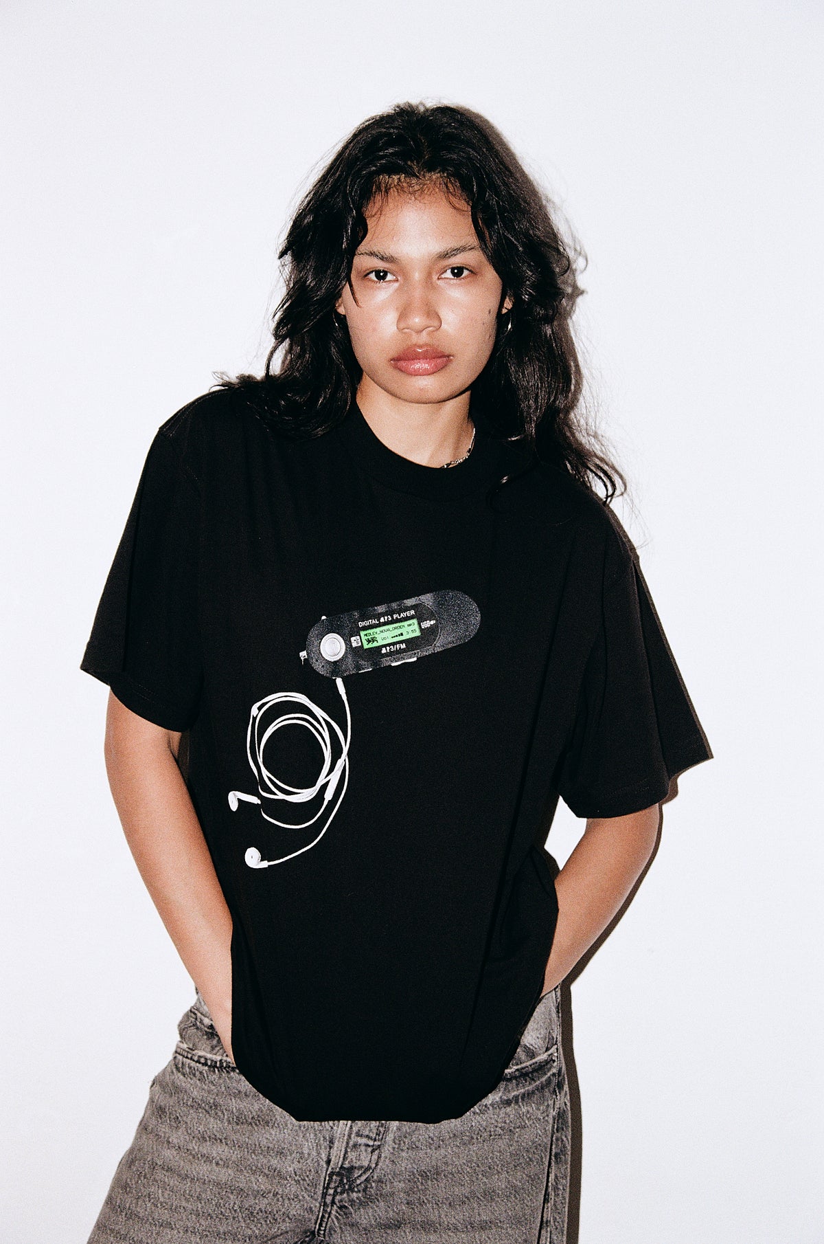 CAMISETA MP3 [PRETA]
