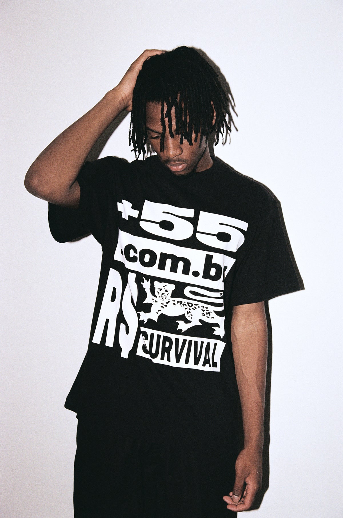 CAMISETA +55 [PRETA]