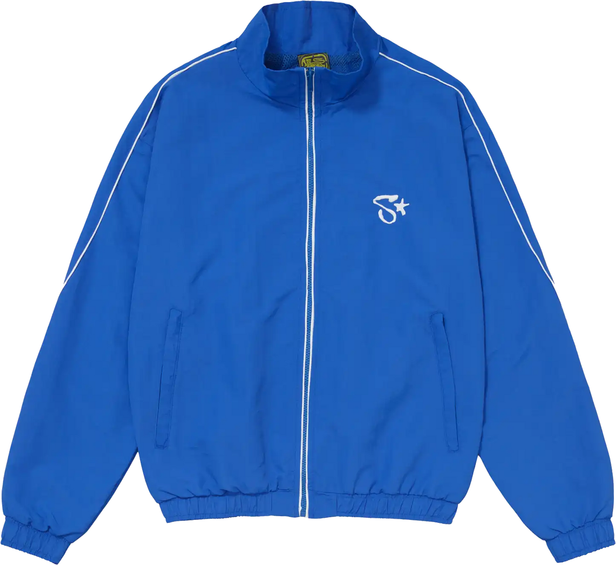 JAQUETA NYLON S LOGO [AZUL]