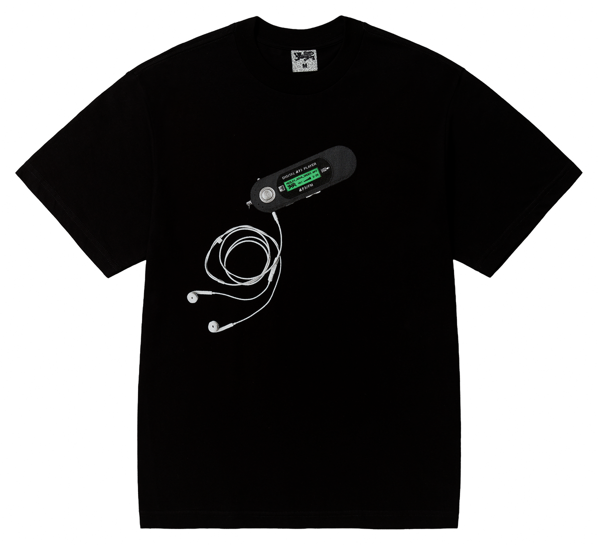 CAMISETA MP3 [PRETA]