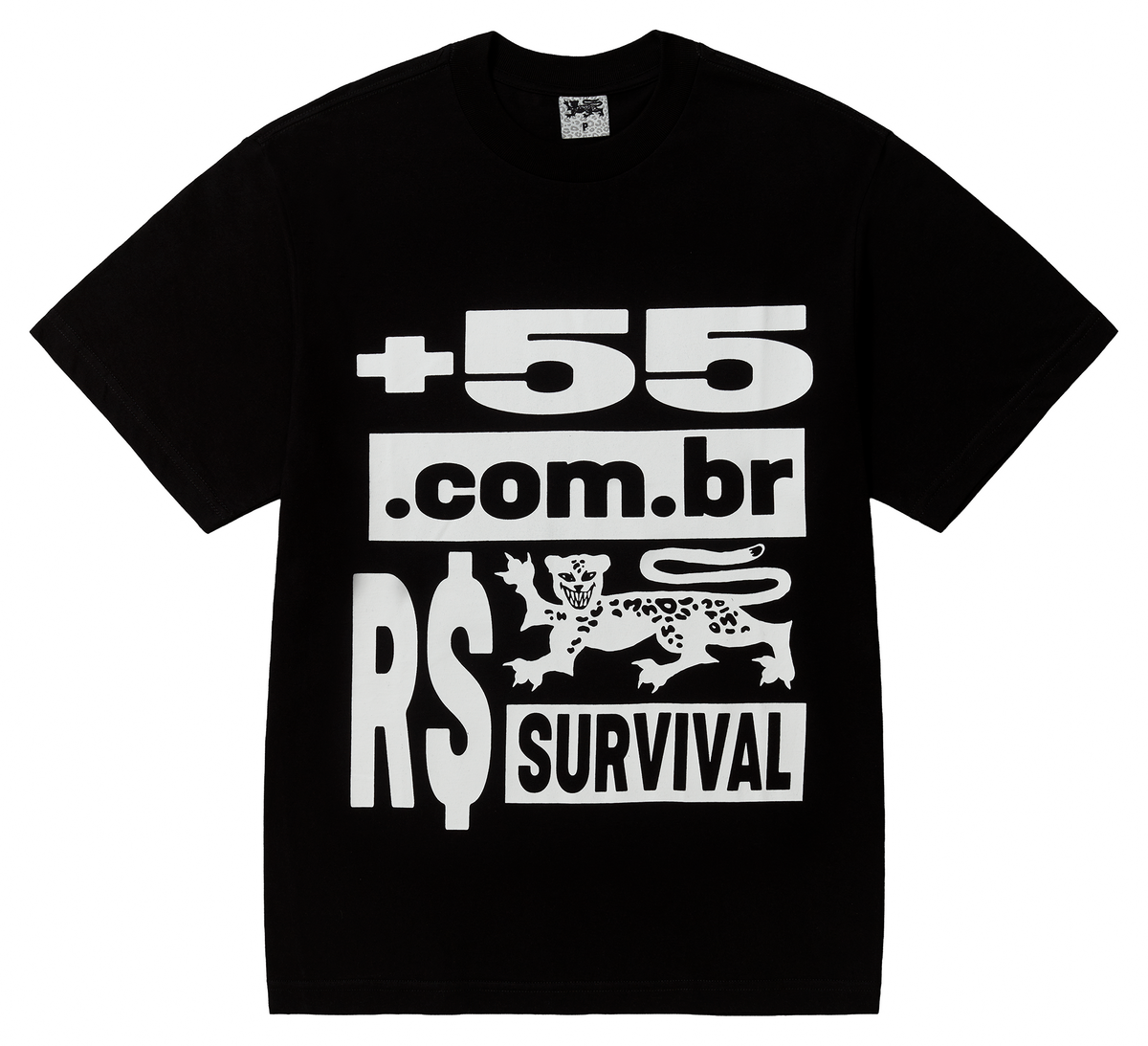 CAMISETA +55 [PRETA]